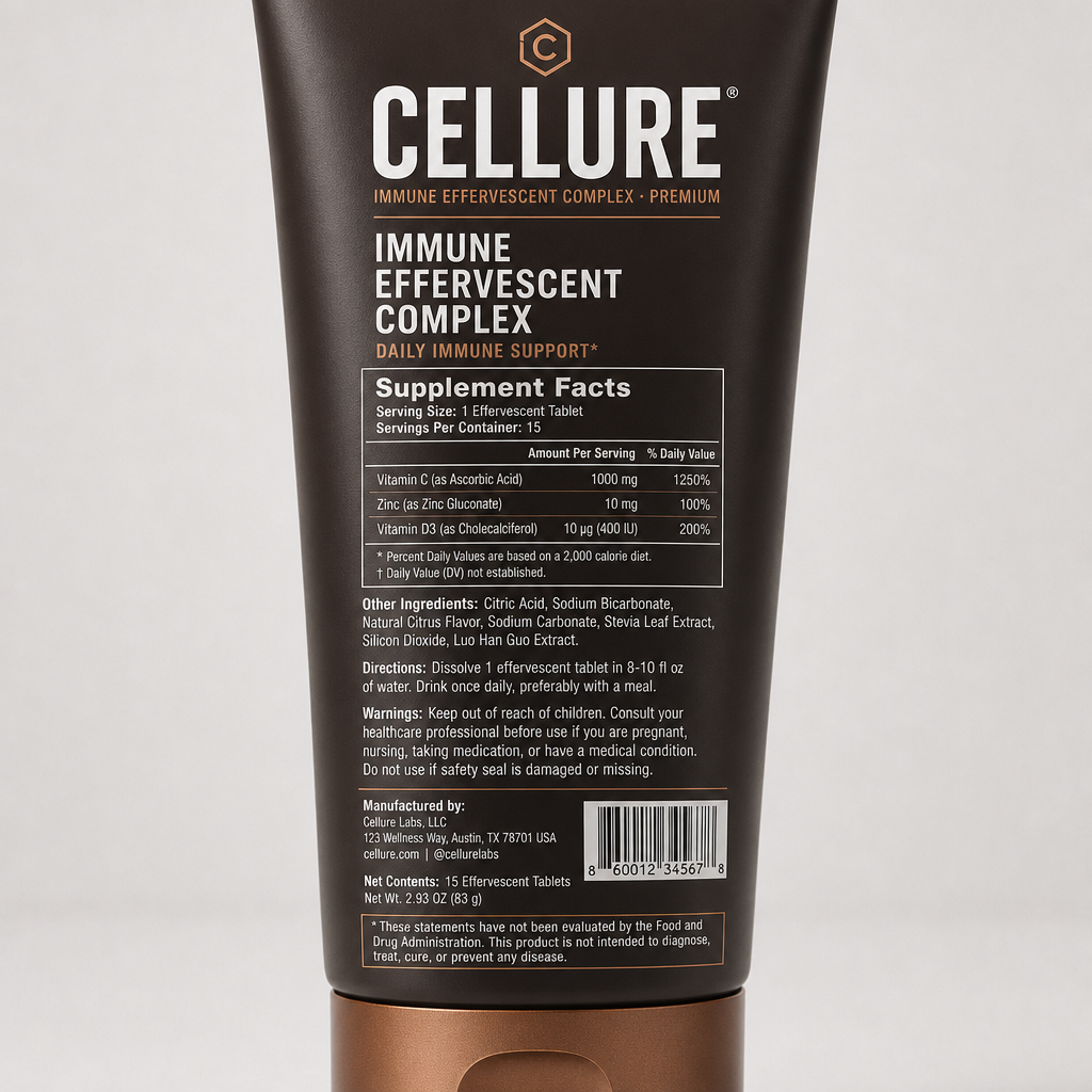 Immune Effervescent Complex - Label detail view